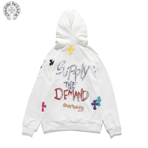 Replica Chrome Hearts Hoodies Long Sleeved For Men #814203 $45.00 USD for Wholesale