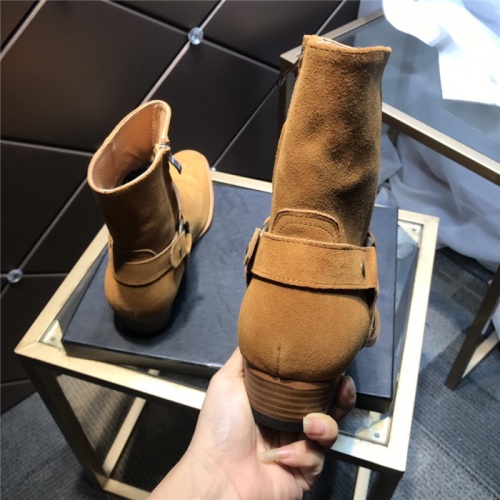 Replica Yves Saint Laurent Boots For Men #814242 $105.00 USD for Wholesale