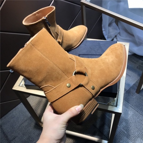 Replica Yves Saint Laurent Boots For Men #814242 $105.00 USD for Wholesale
