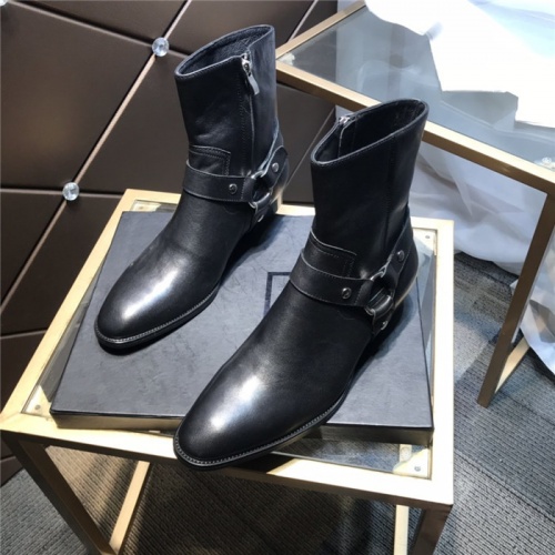 Yves Saint Laurent Boots For Men #814245 $112.00 USD, Wholesale Replica Yves Saint Laurent YSL Boots