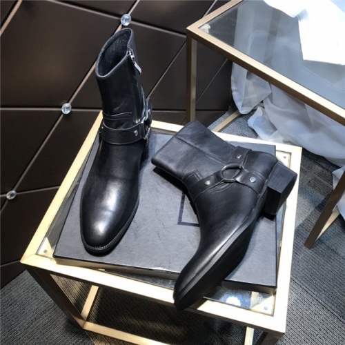 Replica Yves Saint Laurent Boots For Men #814245 $112.00 USD for Wholesale