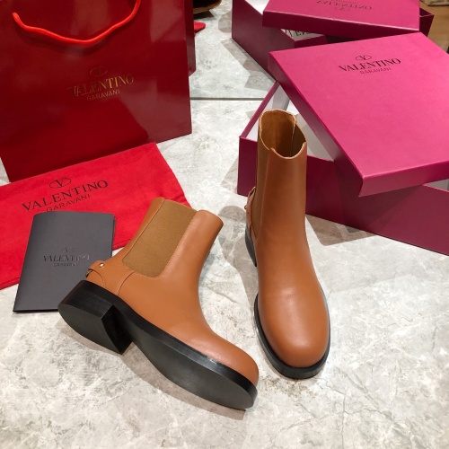 Replica Valentino Boots For Women #814326 $92.00 USD for Wholesale