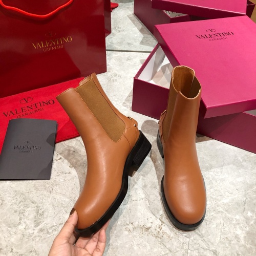 Replica Valentino Boots For Women #814326 $92.00 USD for Wholesale