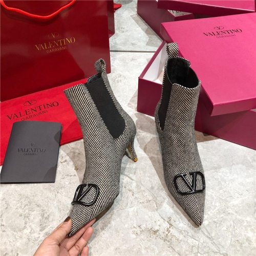 Replica Valentino Boots For Women #814329 $92.00 USD for Wholesale