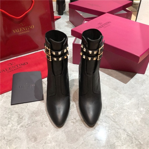 Replica Valentino Boots For Women #814333 $98.00 USD for Wholesale
