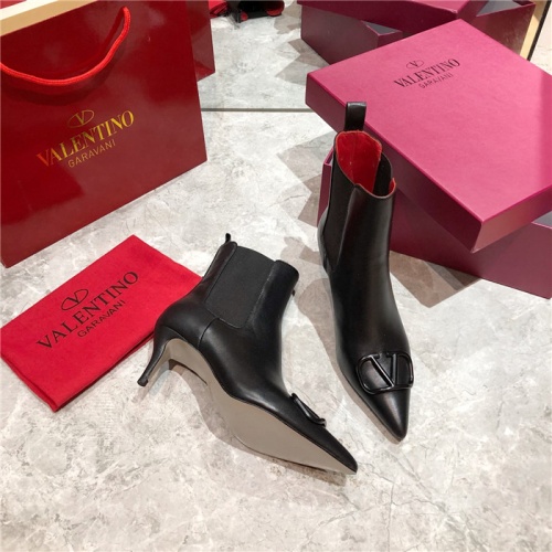 Replica Valentino Boots For Women #814335 $92.00 USD for Wholesale