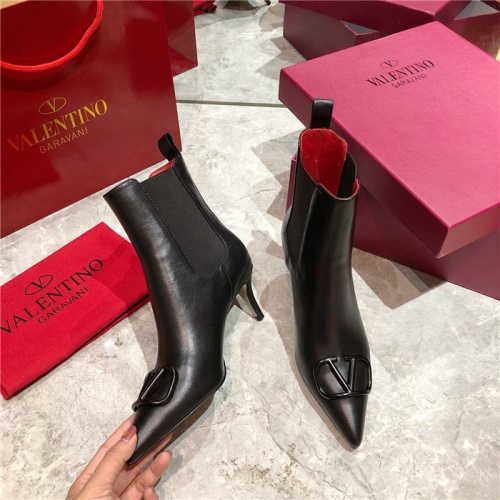 Replica Valentino Boots For Women #814335 $92.00 USD for Wholesale