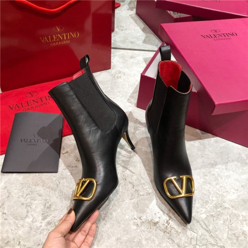 Replica Valentino Boots For Women #814336 $92.00 USD for Wholesale