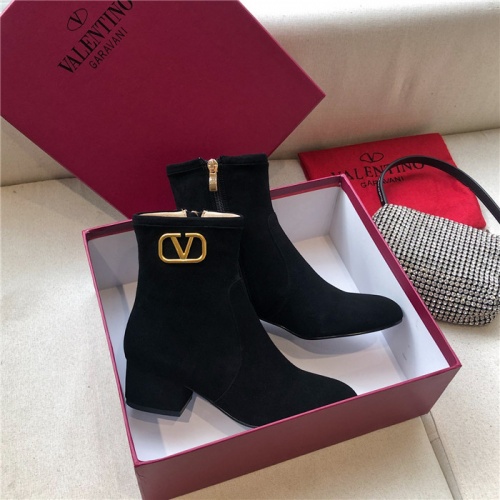 Replica Valentino Boots For Women #814338 $88.00 USD for Wholesale