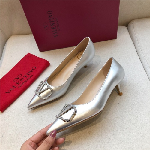 Replica Valentino High-Heeled Shoes For Women #814354 $80.00 USD for Wholesale