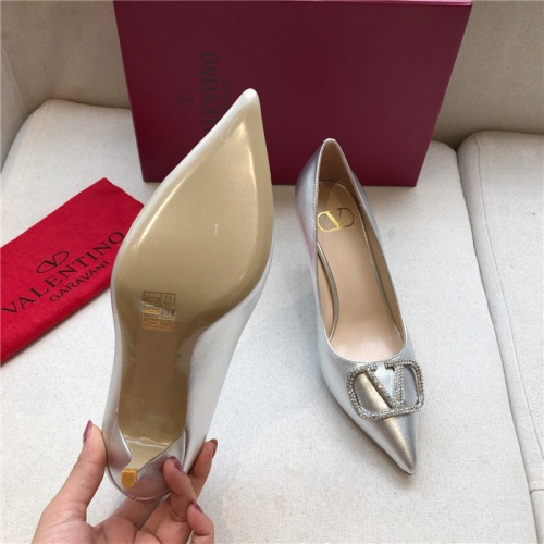 Replica Valentino High-Heeled Shoes For Women #814355 $80.00 USD for Wholesale