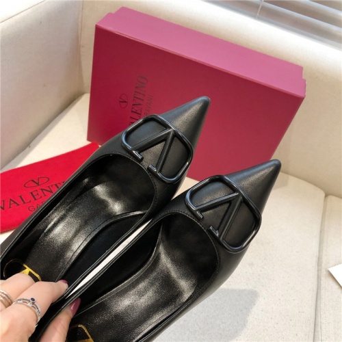 Replica Valentino High-Heeled Shoes For Women #814358 $80.00 USD for Wholesale