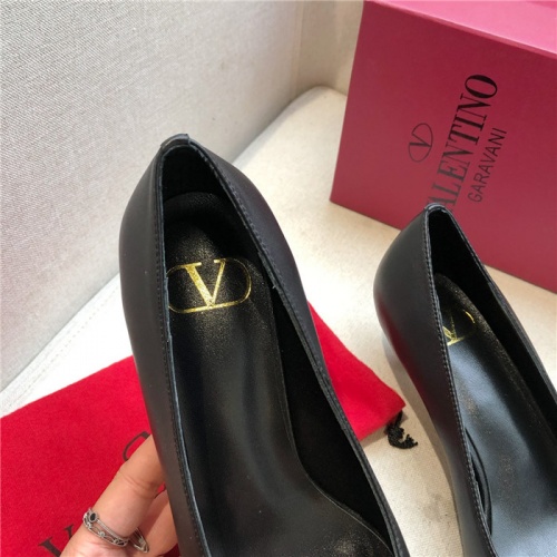 Replica Valentino High-Heeled Shoes For Women #814361 $80.00 USD for Wholesale
