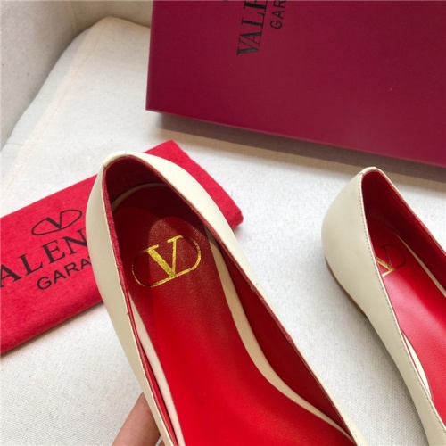 Replica Valentino Flat Shoes For Women #814363 $80.00 USD for Wholesale