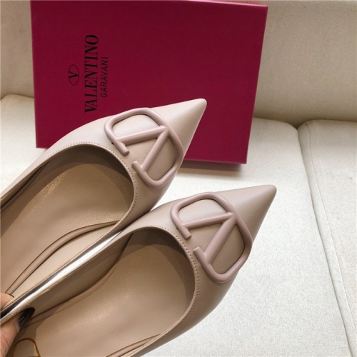 Replica Valentino Flat Shoes For Women #814368 $80.00 USD for Wholesale