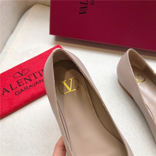 Replica Valentino Flat Shoes For Women #814368 $80.00 USD for Wholesale