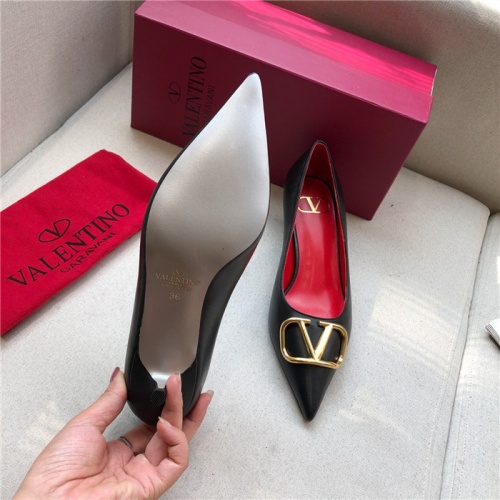 Replica Valentino High-Heeled Shoes For Women #814375 $80.00 USD for Wholesale