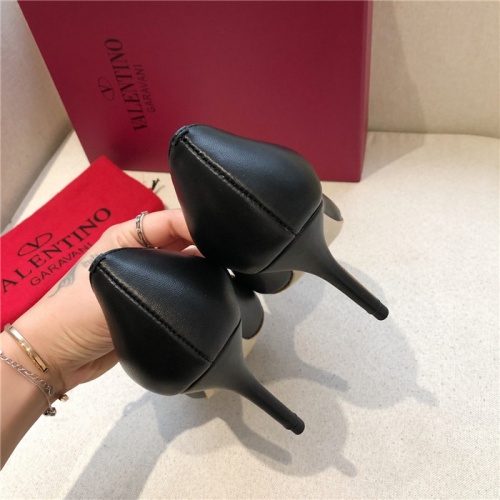 Replica Valentino High-Heeled Shoes For Women #814376 $80.00 USD for Wholesale