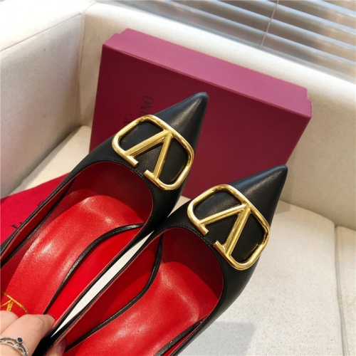 Replica Valentino High-Heeled Shoes For Women #814376 $80.00 USD for Wholesale