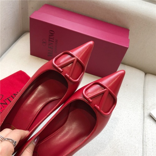 Replica Valentino High-Heeled Shoes For Women #814379 $80.00 USD for Wholesale