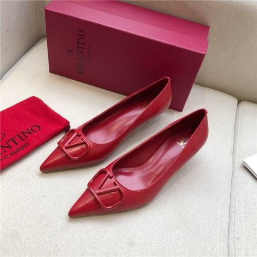 Replica Valentino High-Heeled Shoes For Women #814379 $80.00 USD for Wholesale