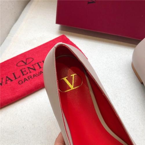 Replica Valentino Flat Shoes For Women #814380 $80.00 USD for Wholesale