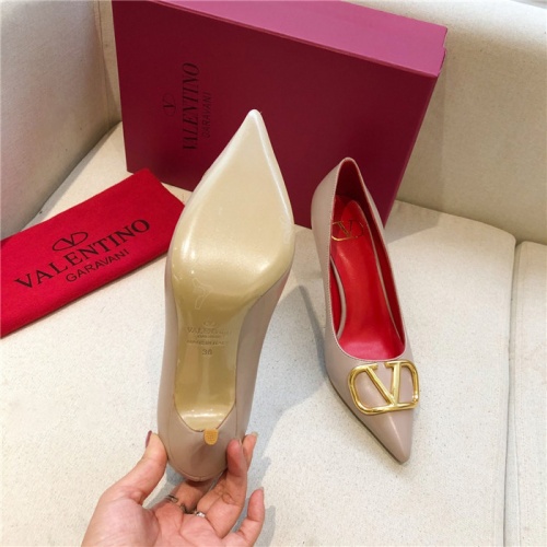 Replica Valentino High-Heeled Shoes For Women #814381 $80.00 USD for Wholesale