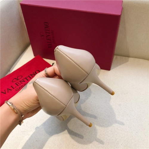 Replica Valentino High-Heeled Shoes For Women #814381 $80.00 USD for Wholesale
