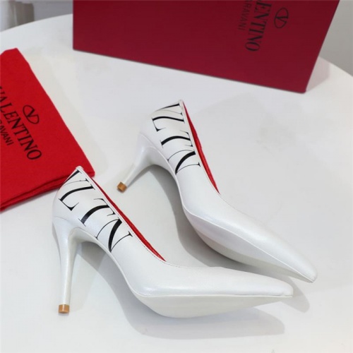 Replica Valentino High-Heeled Shoes For Women #814383 $80.00 USD for Wholesale