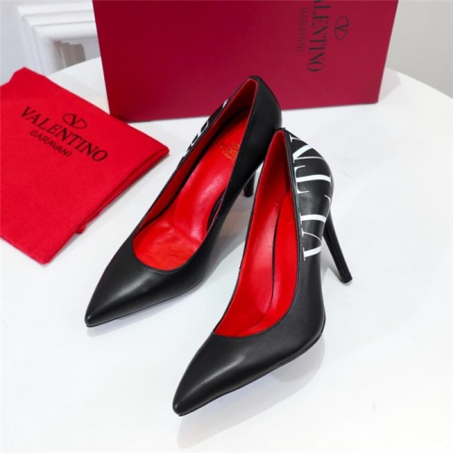 Replica Valentino High-Heeled Shoes For Women #814384 $80.00 USD for Wholesale