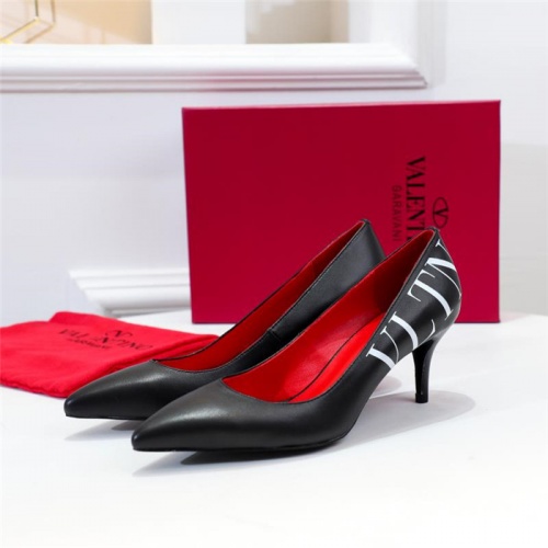 Valentino High-Heeled Shoes For Women #814385 $80.00 USD, Wholesale Replica Valentino High-Heeled Shoes