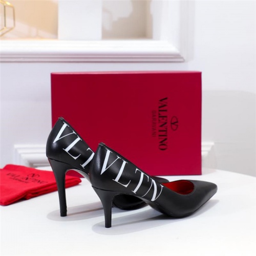 Replica Valentino High-Heeled Shoes For Women #814385 $80.00 USD for Wholesale