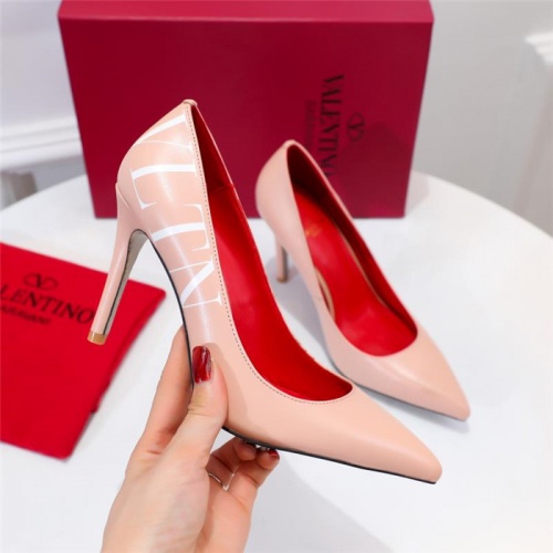 Replica Valentino High-Heeled Shoes For Women #814387 $80.00 USD for Wholesale