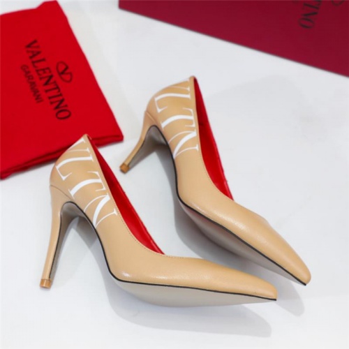 Replica Valentino High-Heeled Shoes For Women #814388 $80.00 USD for Wholesale