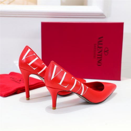 Replica Valentino High-Heeled Shoes For Women #814389 $80.00 USD for Wholesale