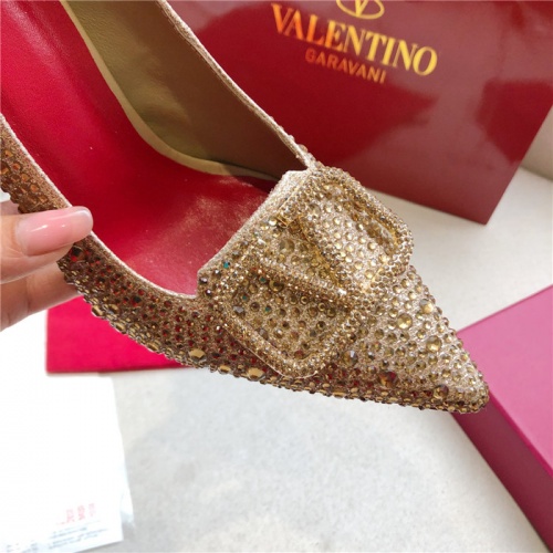 Replica Valentino High-Heeled Shoes For Women #814394 $80.00 USD for Wholesale