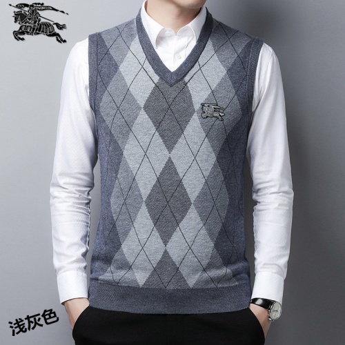 Burberry Sweaters Sleeveless For Men #814401 $38.00 USD, Wholesale Replica Burberry Sweaters