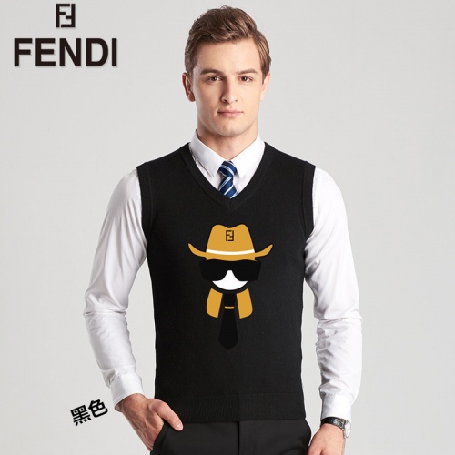 Fendi Sweaters Sleeveless For Men #814448 $38.00 USD, Wholesale Replica Fendi Sweaters