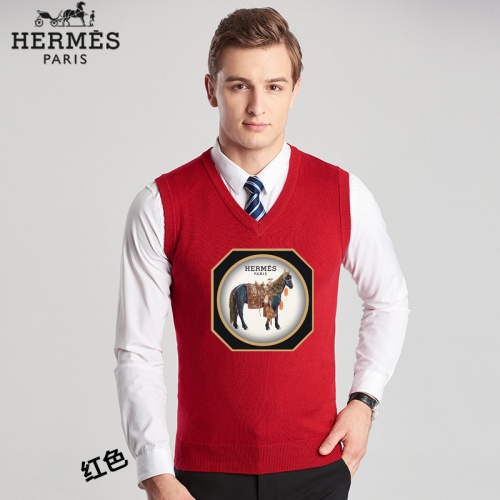 Hermes Sweaters Sleeveless For Men #814459 $38.00 USD, Wholesale Replica Hermes Sweaters