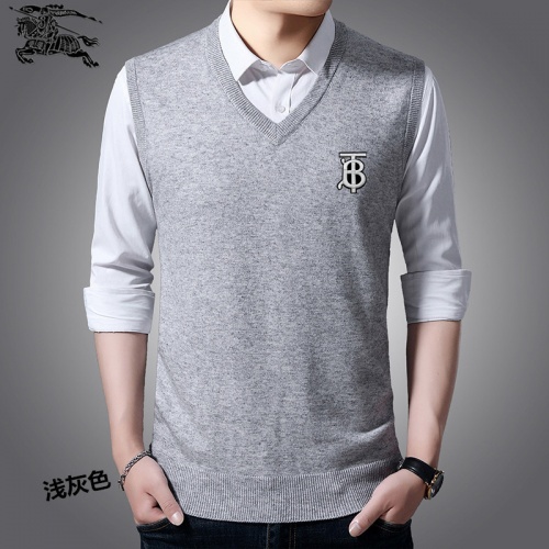Burberry Sweaters Sleeveless For Men #814483 $38.00 USD, Wholesale Replica Burberry Sweaters
