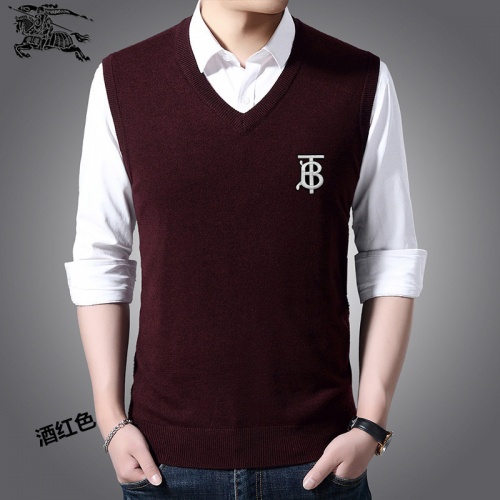 Burberry Sweaters Sleeveless For Men #814484 $38.00 USD, Wholesale Replica Burberry Sweaters