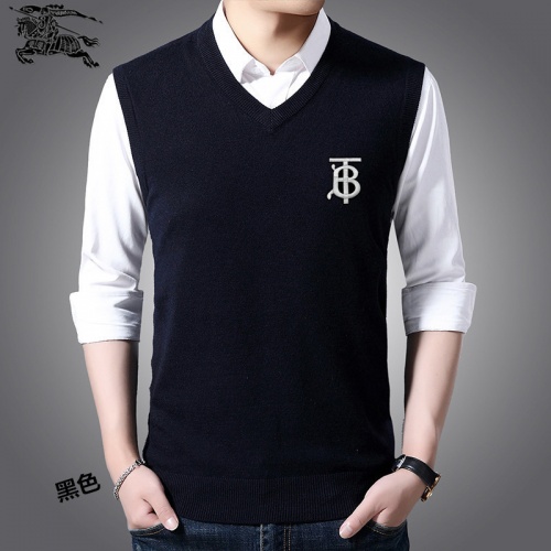 Burberry Sweaters Sleeveless For Men #814485 $38.00 USD, Wholesale Replica Burberry Sweaters