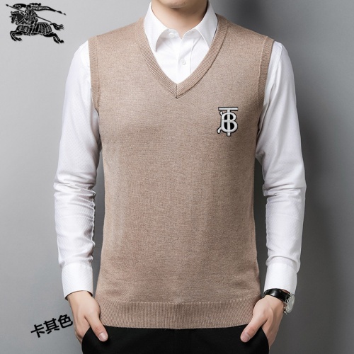 Burberry Sweaters Sleeveless For Men #814488 $38.00 USD, Wholesale Replica Burberry Sweaters
