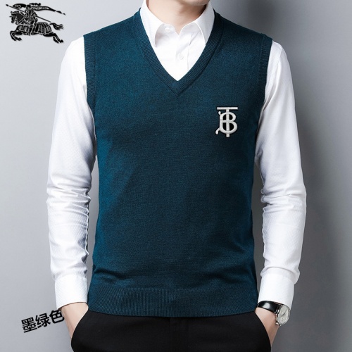 Burberry Sweaters Sleeveless For Men #814489 $38.00 USD, Wholesale Replica Burberry Sweaters