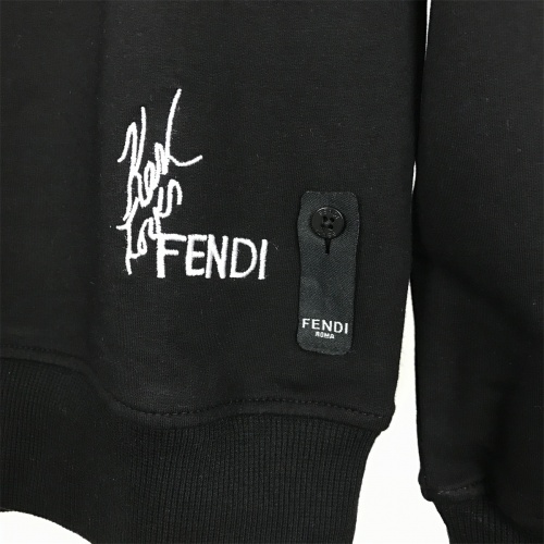 Replica Fendi Hoodies Long Sleeved For Men #814497 $39.00 USD for Wholesale