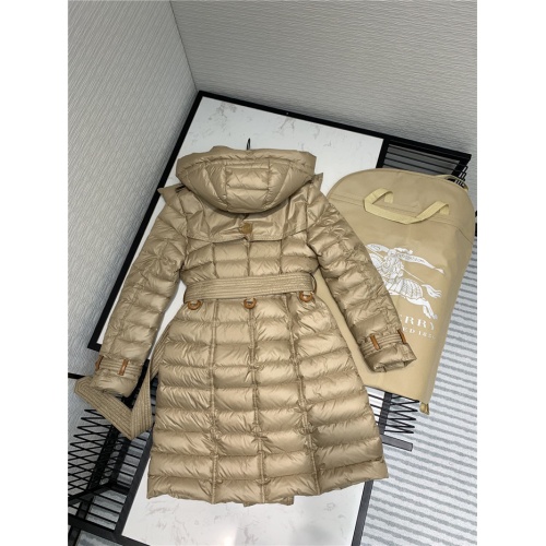 Replica Burberry Down Feather Coat Long Sleeved For Women #814503 $236.00 USD for Wholesale