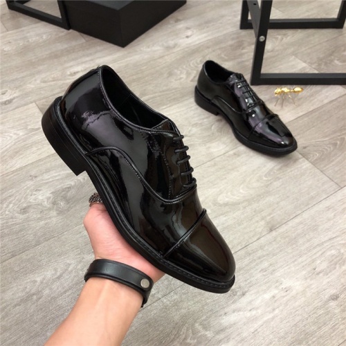 Replica Prada Leather Shoes For Men #814517 $88.00 USD for Wholesale