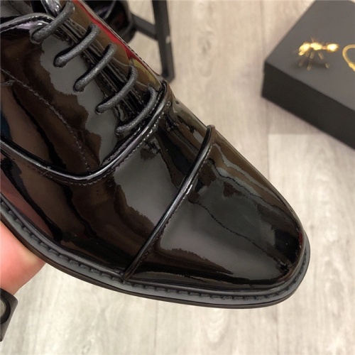 Replica Prada Leather Shoes For Men #814517 $88.00 USD for Wholesale