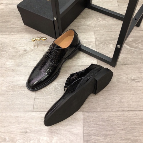 Replica Prada Leather Shoes For Men #814528 $98.00 USD for Wholesale
