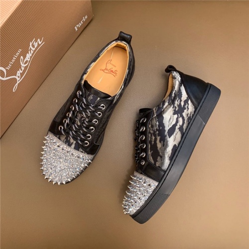 Replica Christian Louboutin CL Casual Shoes For Men #814554 $88.00 USD for Wholesale